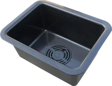 PP laboratory sink for bench integration
